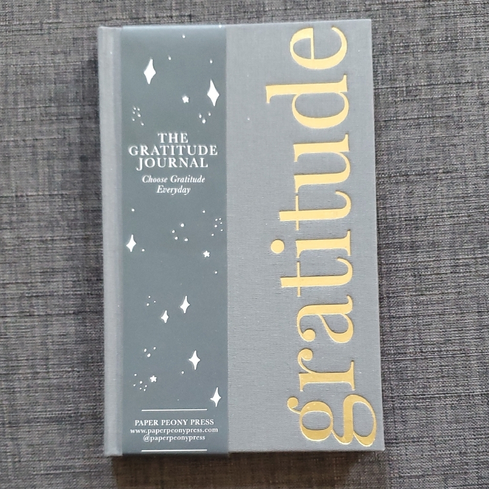 Paper Peony Press Gratitude Journal - Gray and Gold